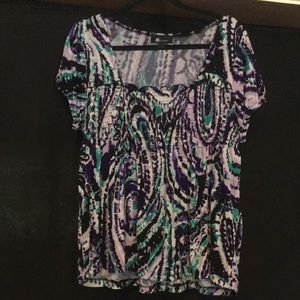 AB Studio peasant style top